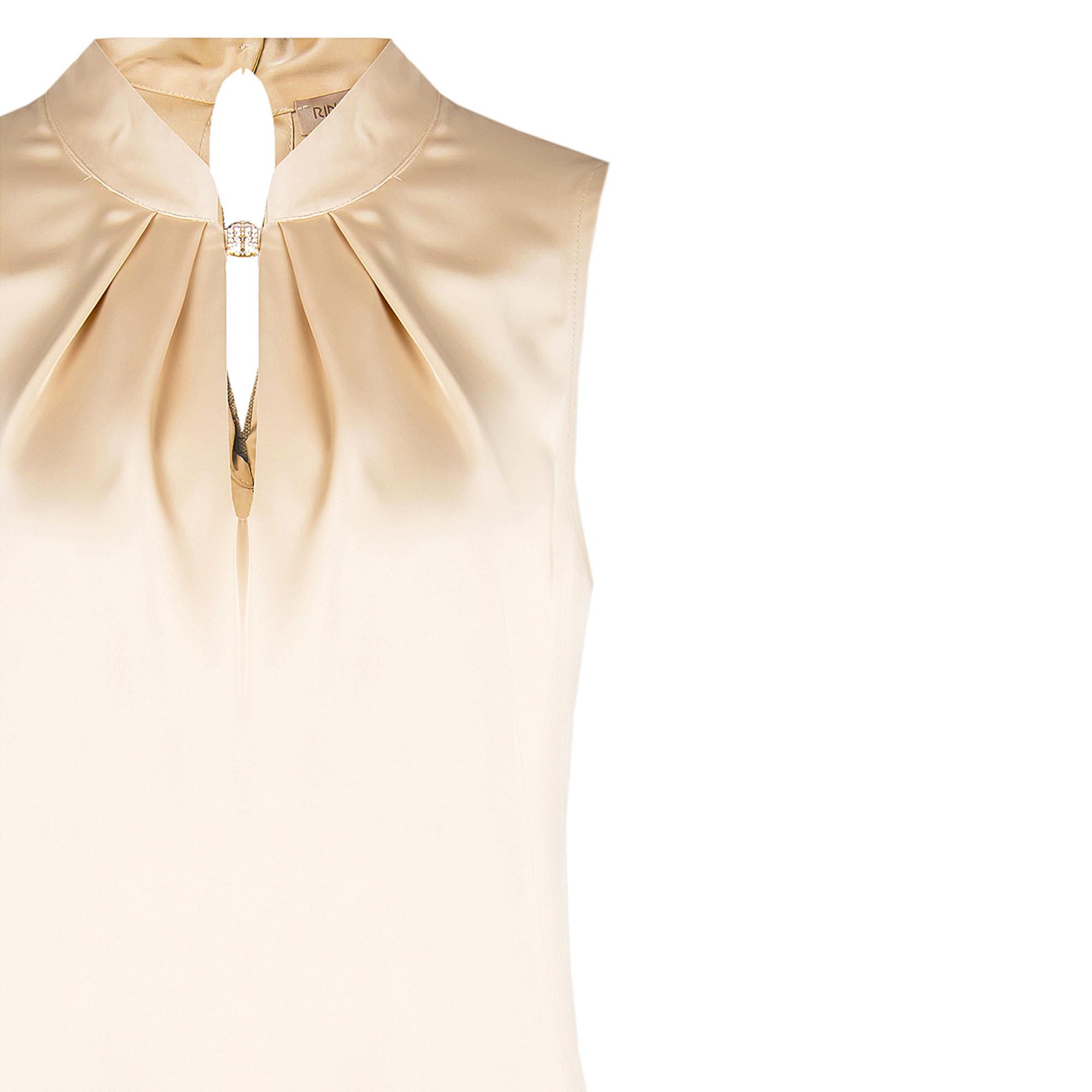 RINASCIMENTO Camicetta senza maniche Collo alto plissettato  