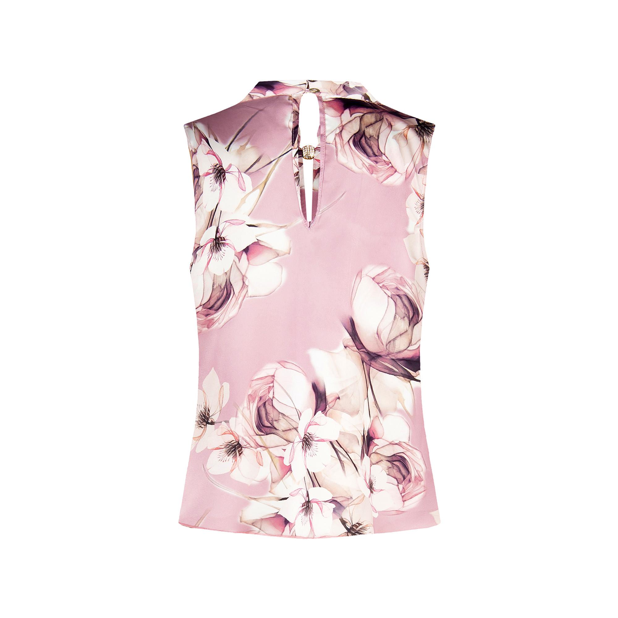 RINASCIMENTO Camicetta senza maniche floreale Collo alto  