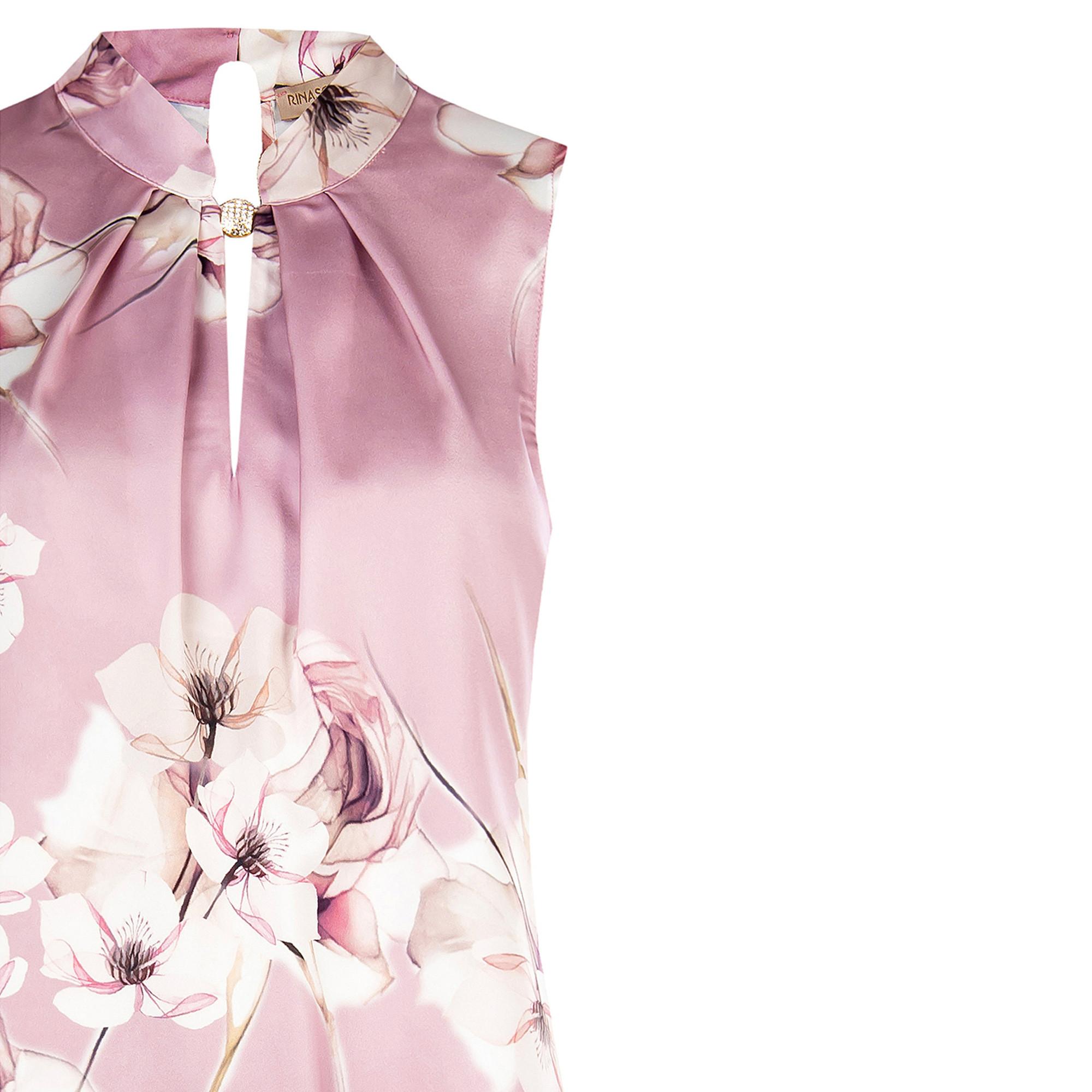 RINASCIMENTO Camicetta senza maniche floreale Collo alto  