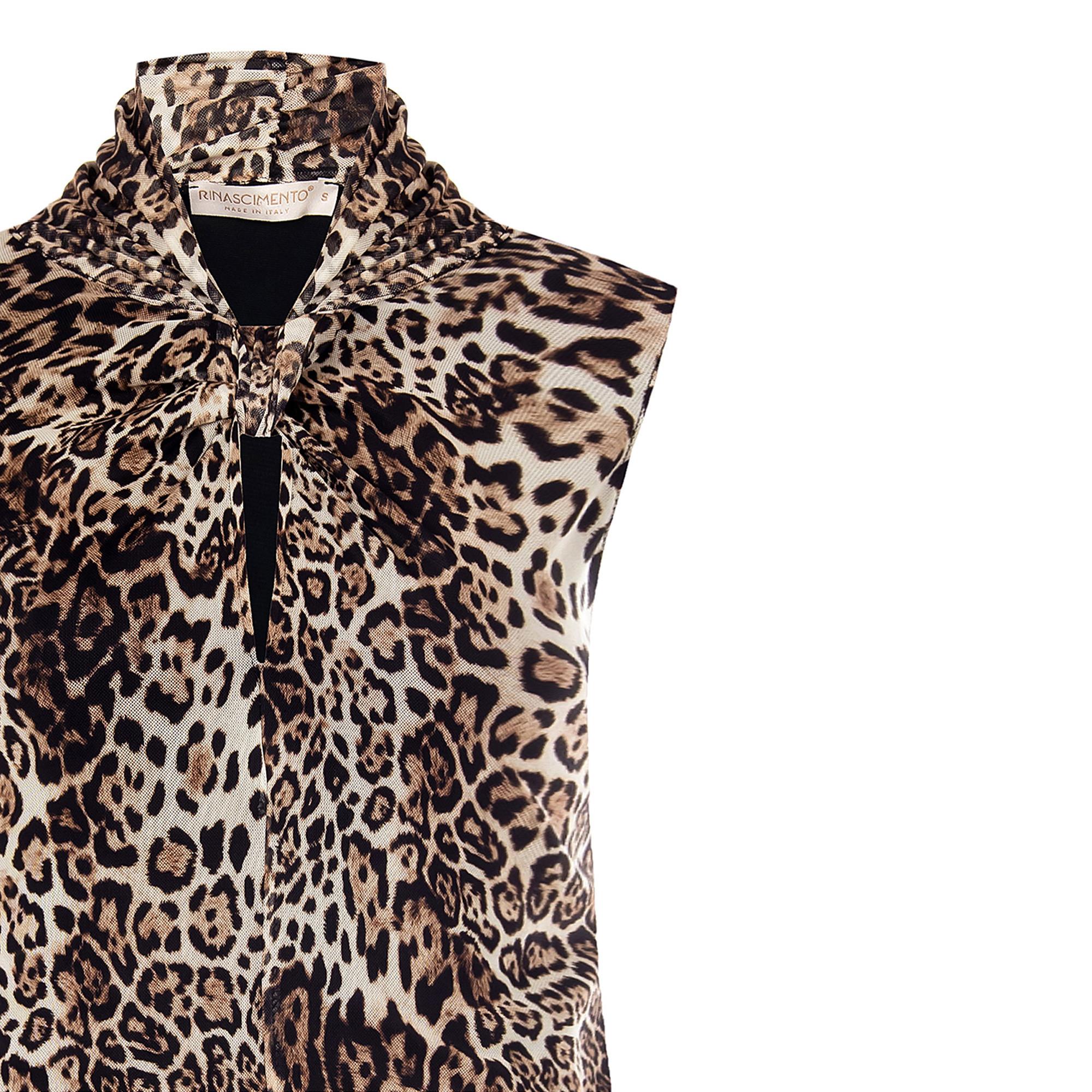RINASCIMENTO Leopardenmuster Ärmelloses Top  