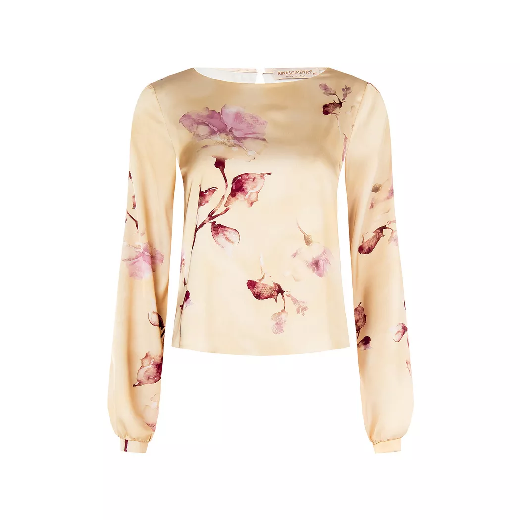 Rinascimento - Bluse, für Damen, Gold, Größe XL