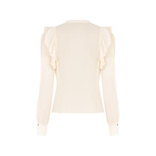 RINASCIMENTO Langarmbluse mit Rüschen  