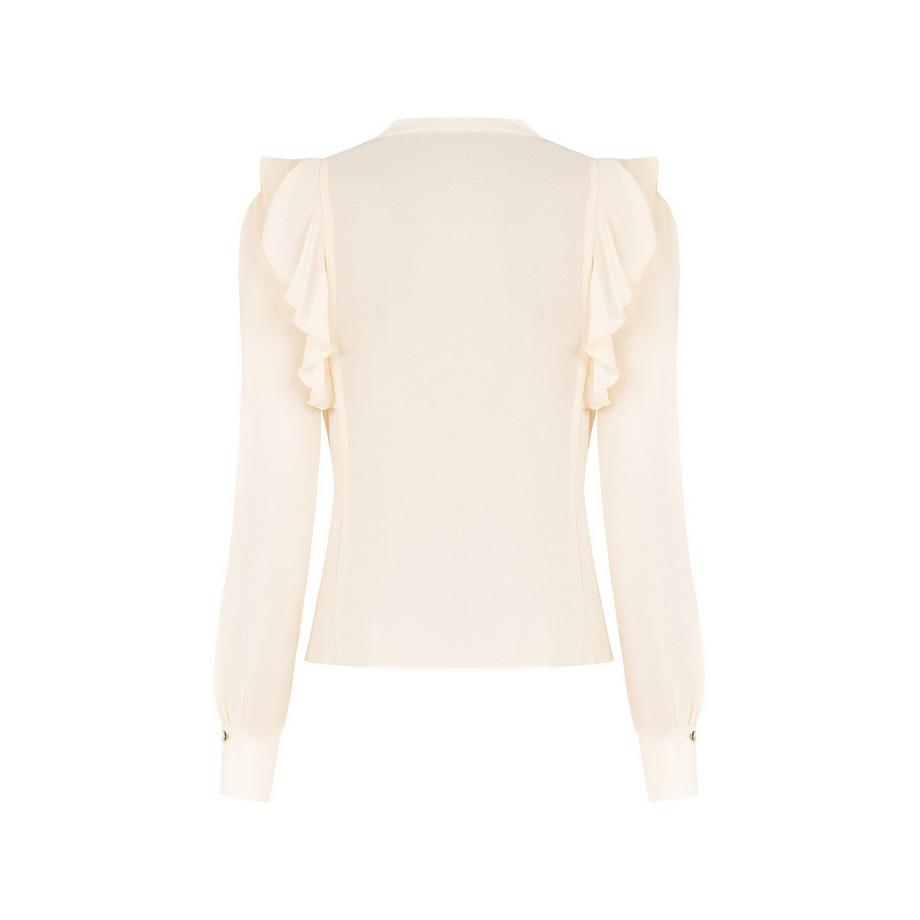 RINASCIMENTO Chemisier à manches longues avec volants  