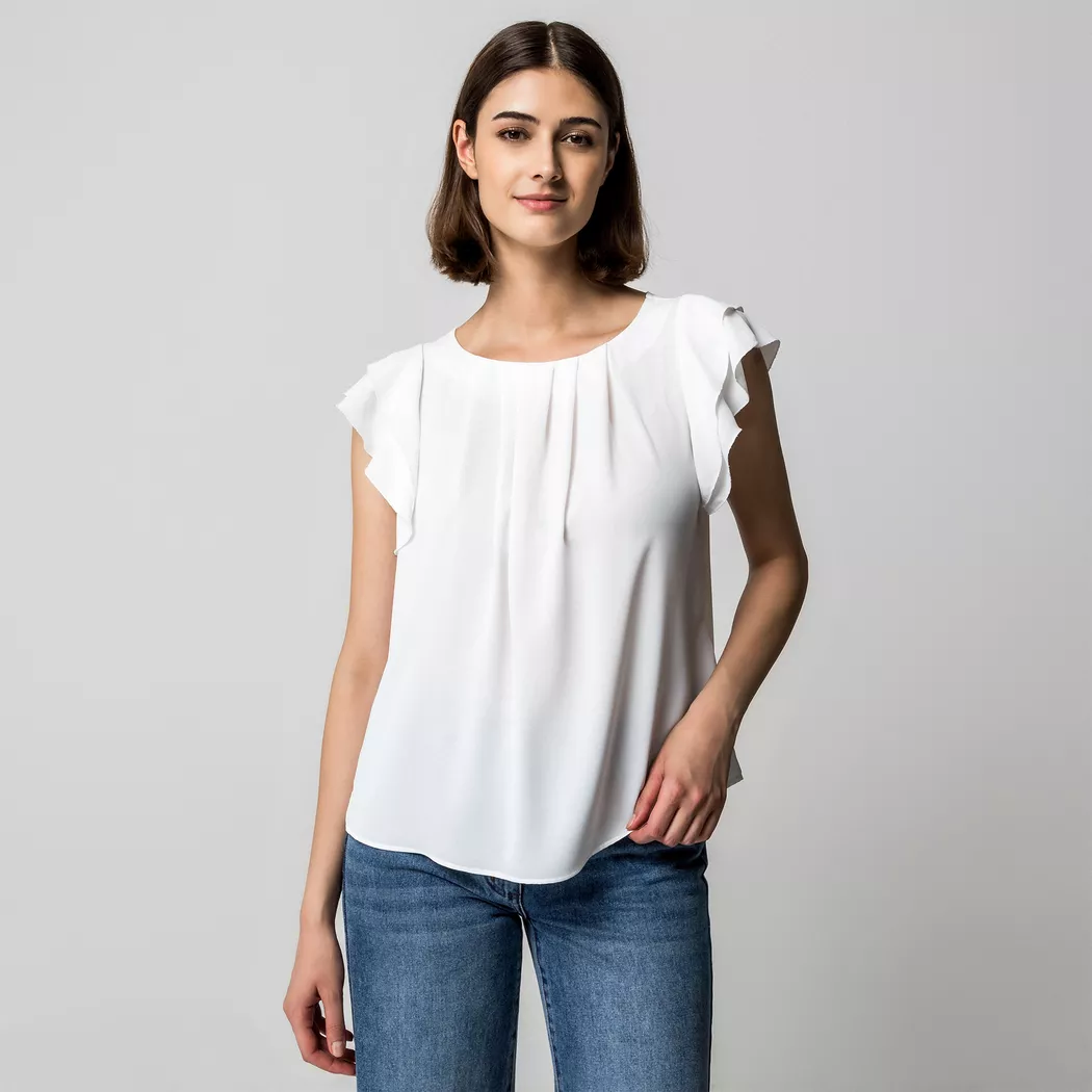 Rinascimento - Bluse, für Damen, Weiss, Größe L
