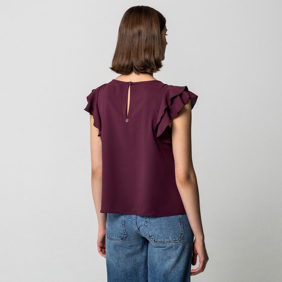 RINASCIMENTO Rüschenärmel Bluse  