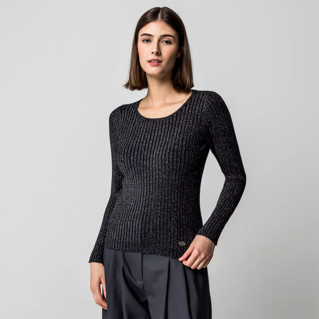 Rinascimento - Pullover, für Damen, Black, Größe S/M