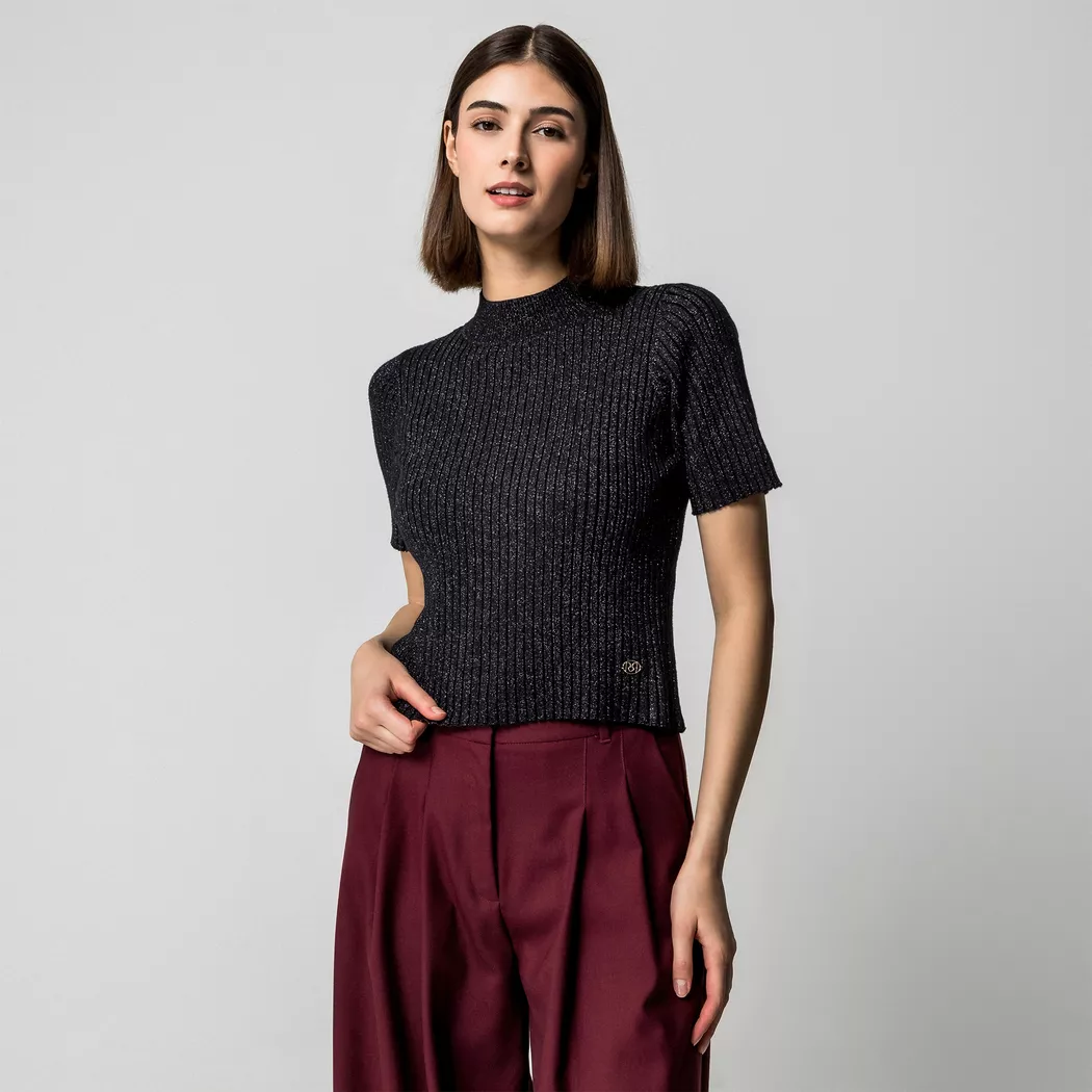 Rinascimento - Pullover, für Damen, Black, Größe M/L