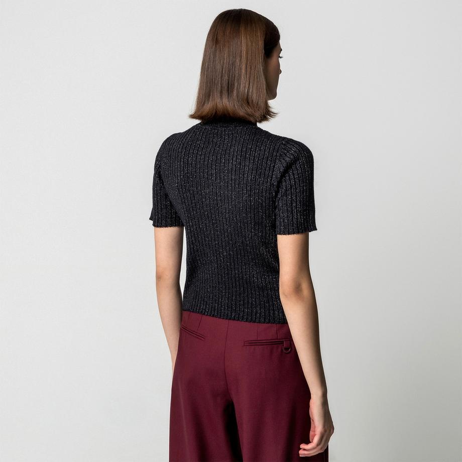 RINASCIMENTO Pull Court Manches Côtes  