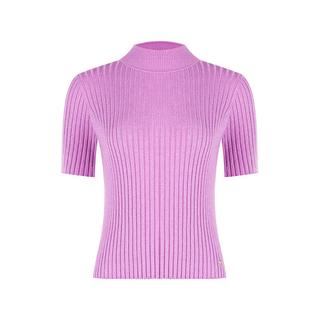 RINASCIMENTO Gerippter Kurzarm Pullover  