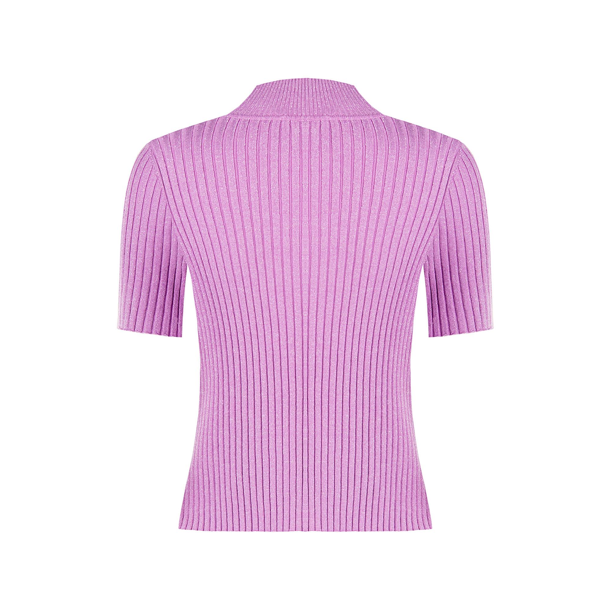 RINASCIMENTO Gerippter Kurzarm Pullover  