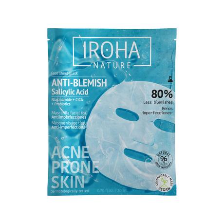 iroha  Nature Face Sheet Mask Salicylic Acid 