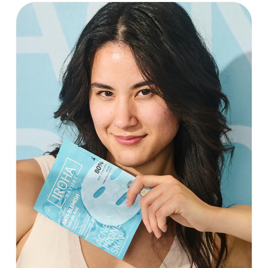 iroha  Nature Face Sheet Mask Salicylic Acid 