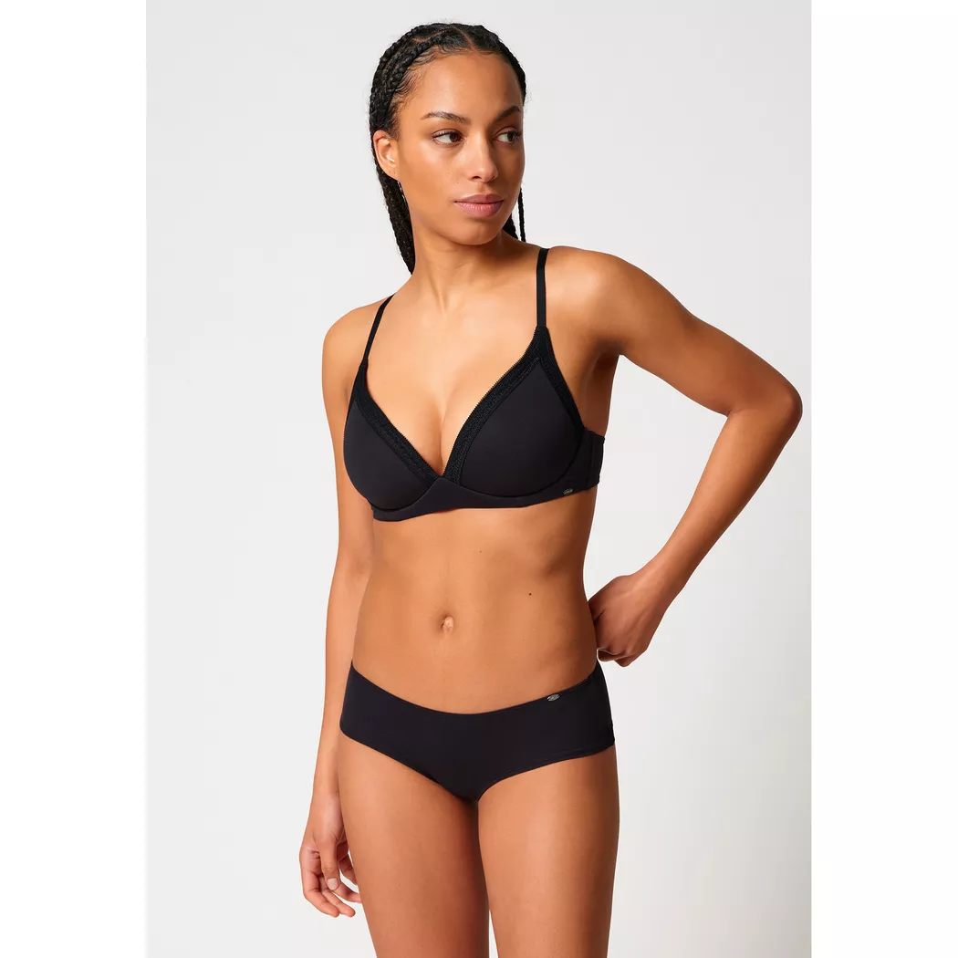 SKINY BH gepaddet NATURAL BEAUTY black schwarz   75A damen 3