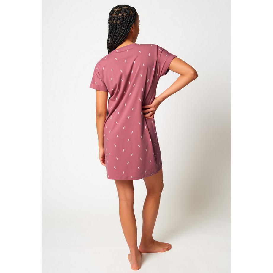 Skiny Night In 01 Kurzarm Nachthemd  