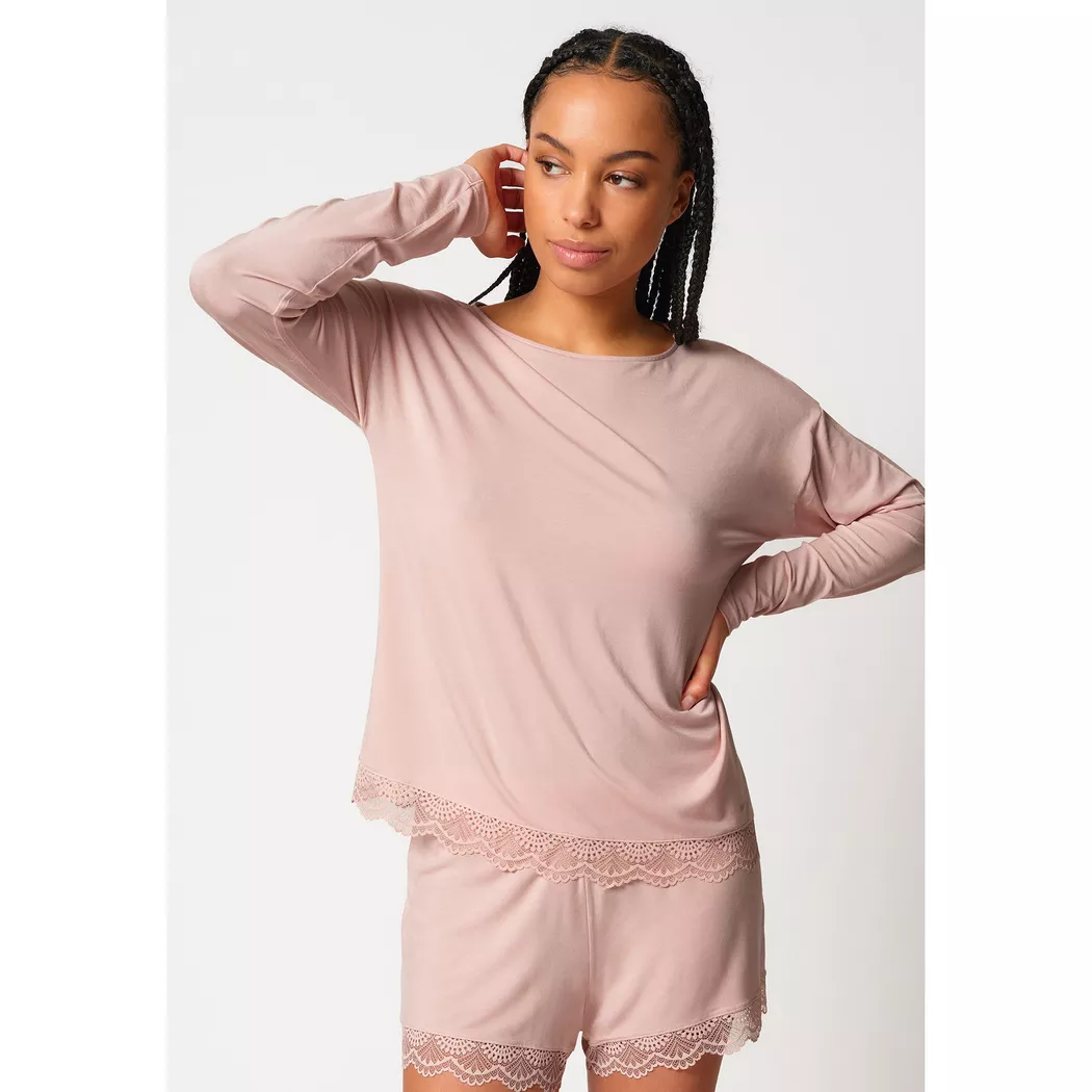 SKINY Pyjamashirt rose smoke rose | 38