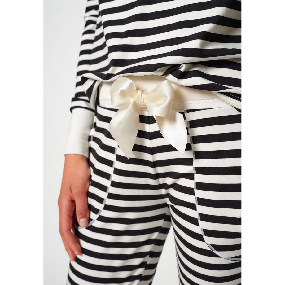 Skiny Night In Mix & Match Ensemble de Pyjama Rayé Manches Longues  