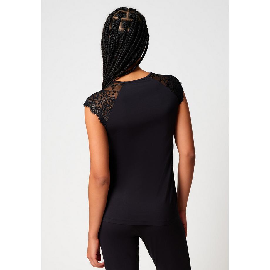 Skiny Night in 04 Haut de Pyjama Manches Courtes  