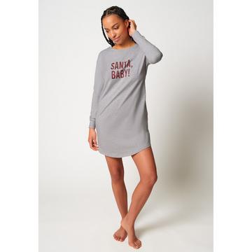 Chemise de nuit, manches longues