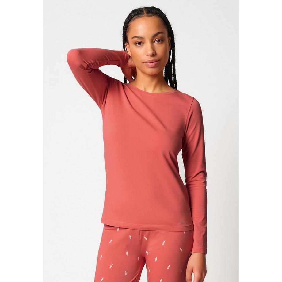 Skiny Night In Flanell Top Pigiama Maniche Lunghe  