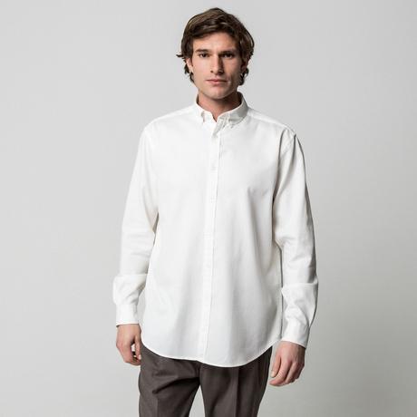 Manor Man Langarm Button Down Hemd  