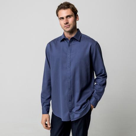 Manor Man Langarm Button Down Hemd  