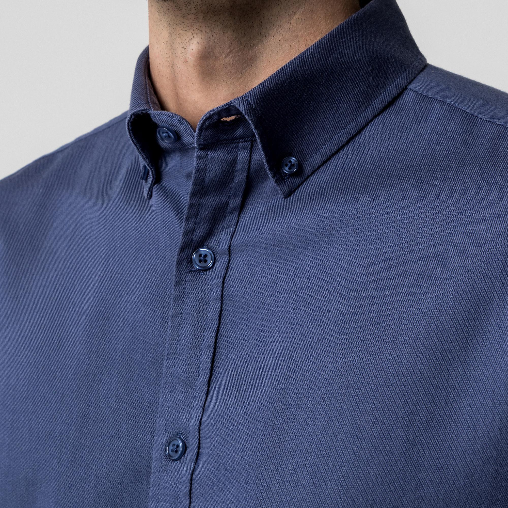 Manor Man Langarm Button Down Hemd  