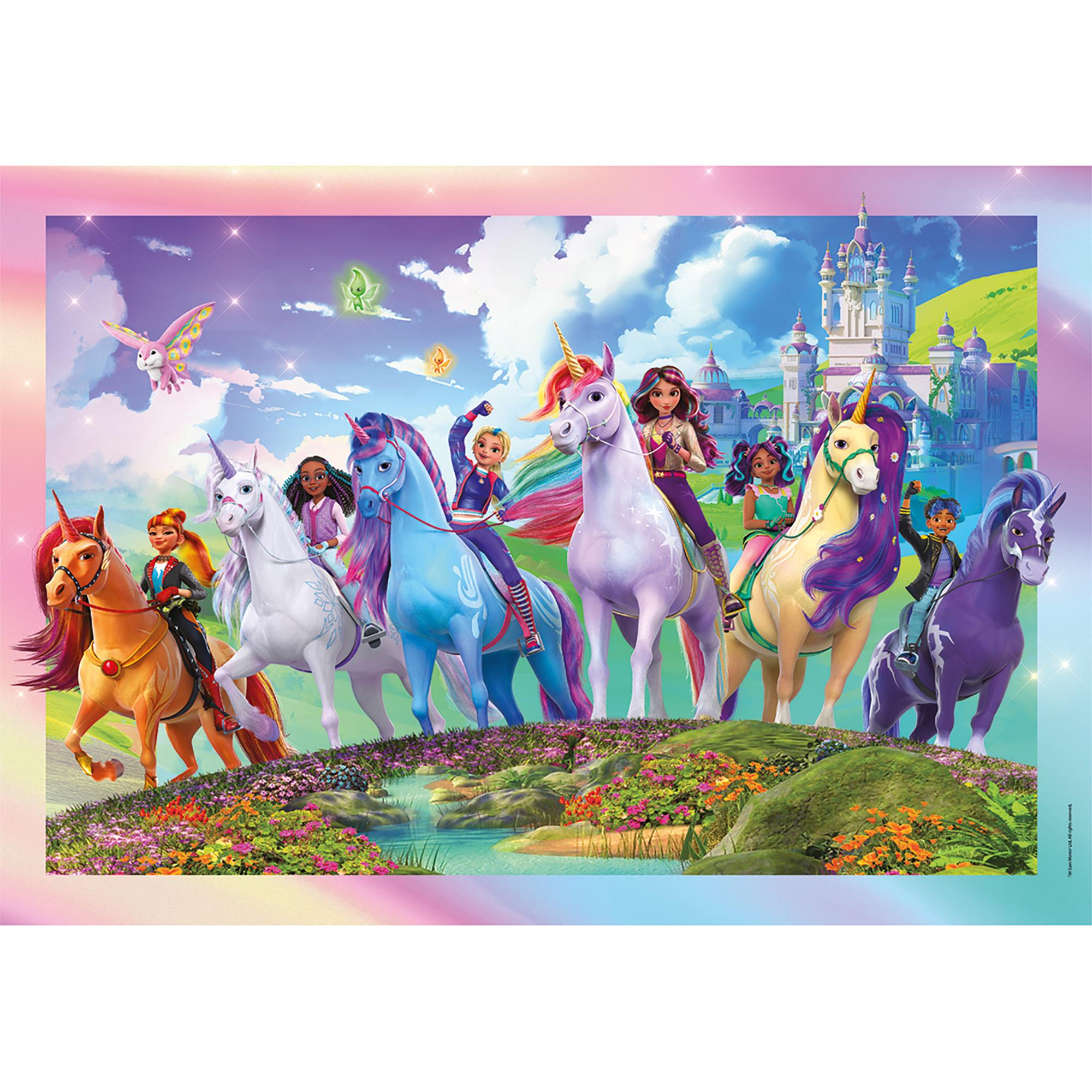 Clementoni  Puzzle Unicorn Academy, 104 Teile 