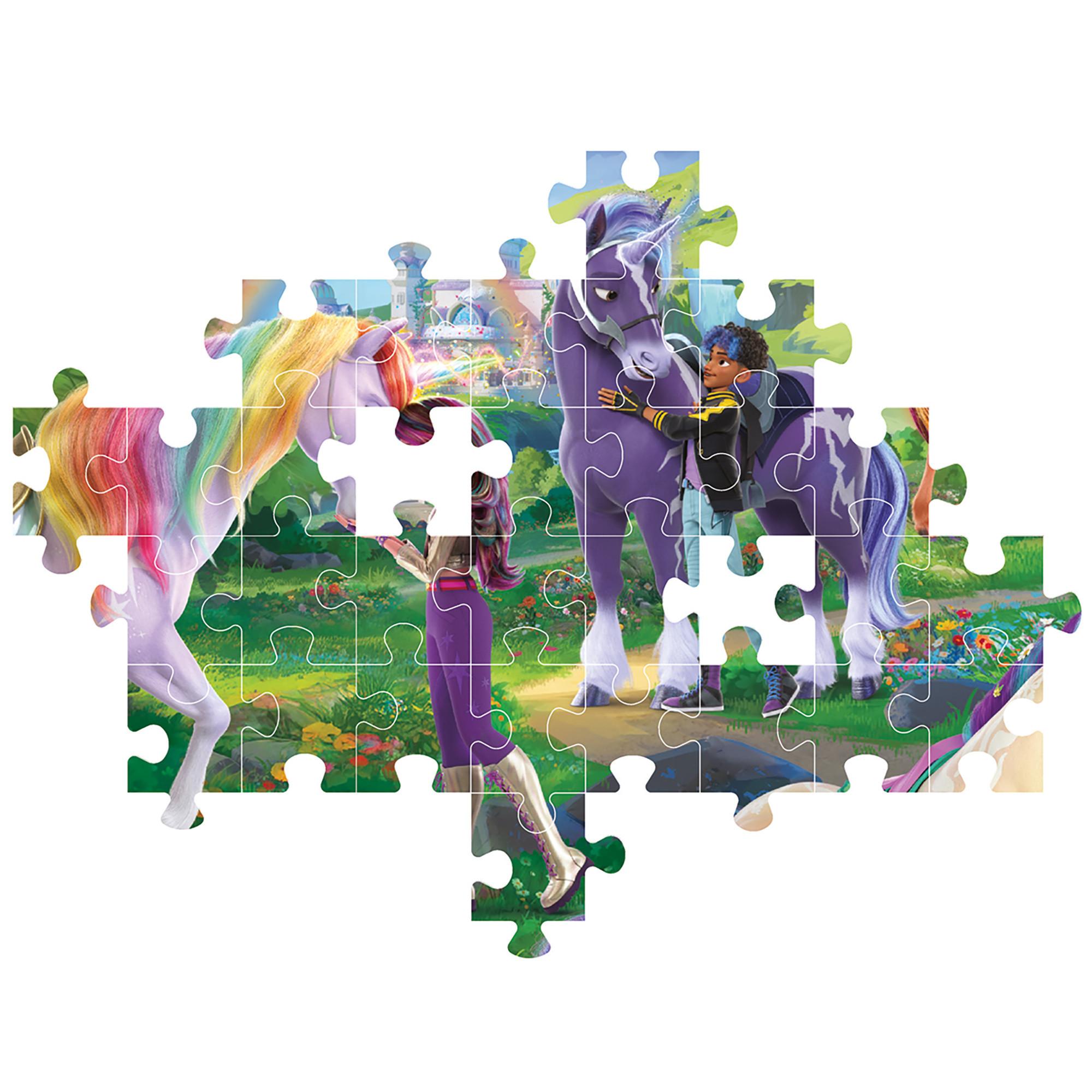 Clementoni  Puzzle Unicorn Academy, 104 Teile 