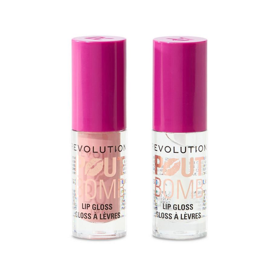 Revolution  Pout Bomb Plumping Mini Lip Gloss Set 