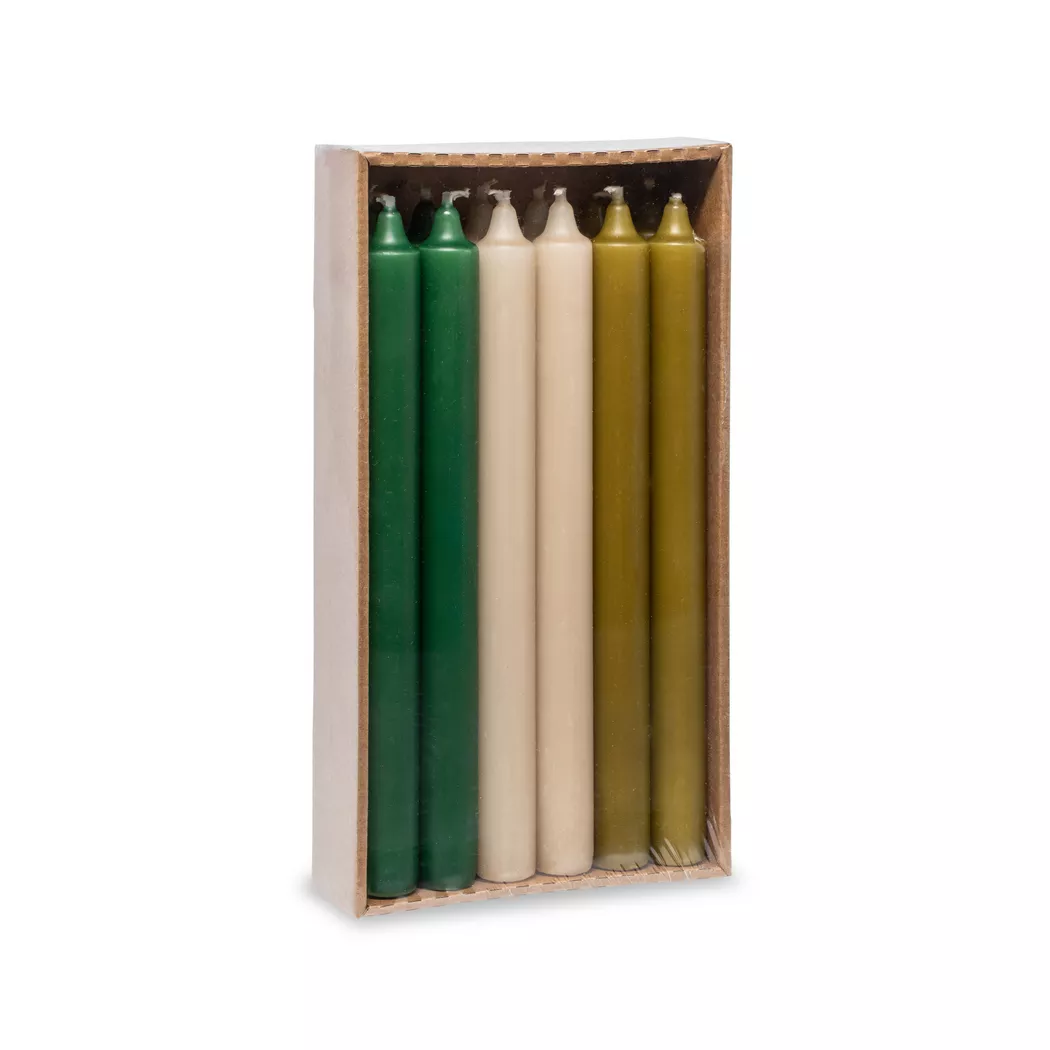 Manor - Stabkerzen, 12 Stück, Multicolor