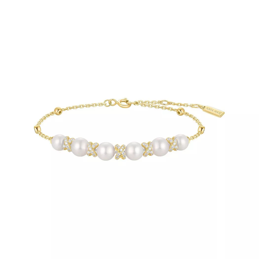 ANIA HAIE - Armband, Reimaginer, 16.5+2CM, Goldfarben