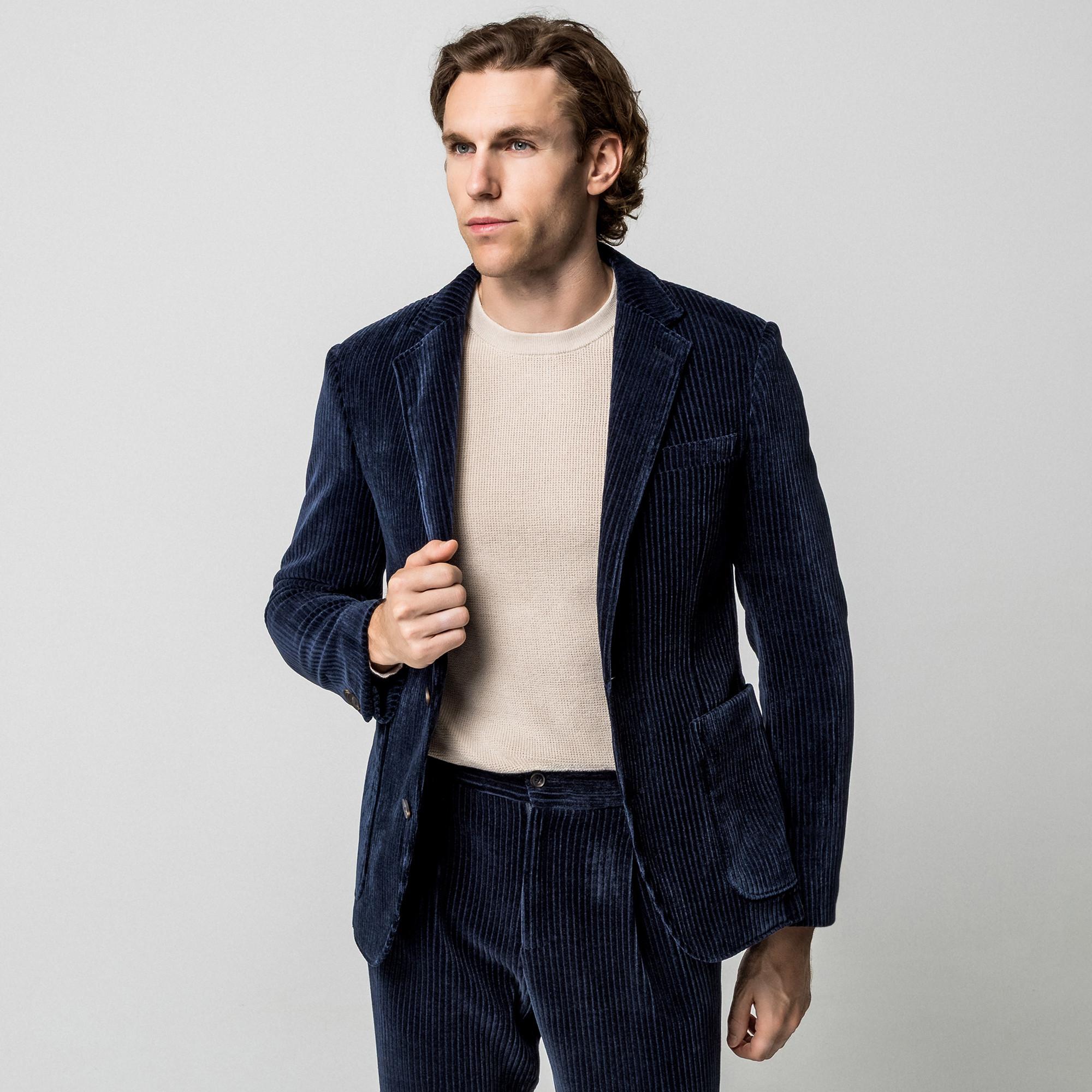 Manor Man Blazer en velours côtelé Slim Fit  