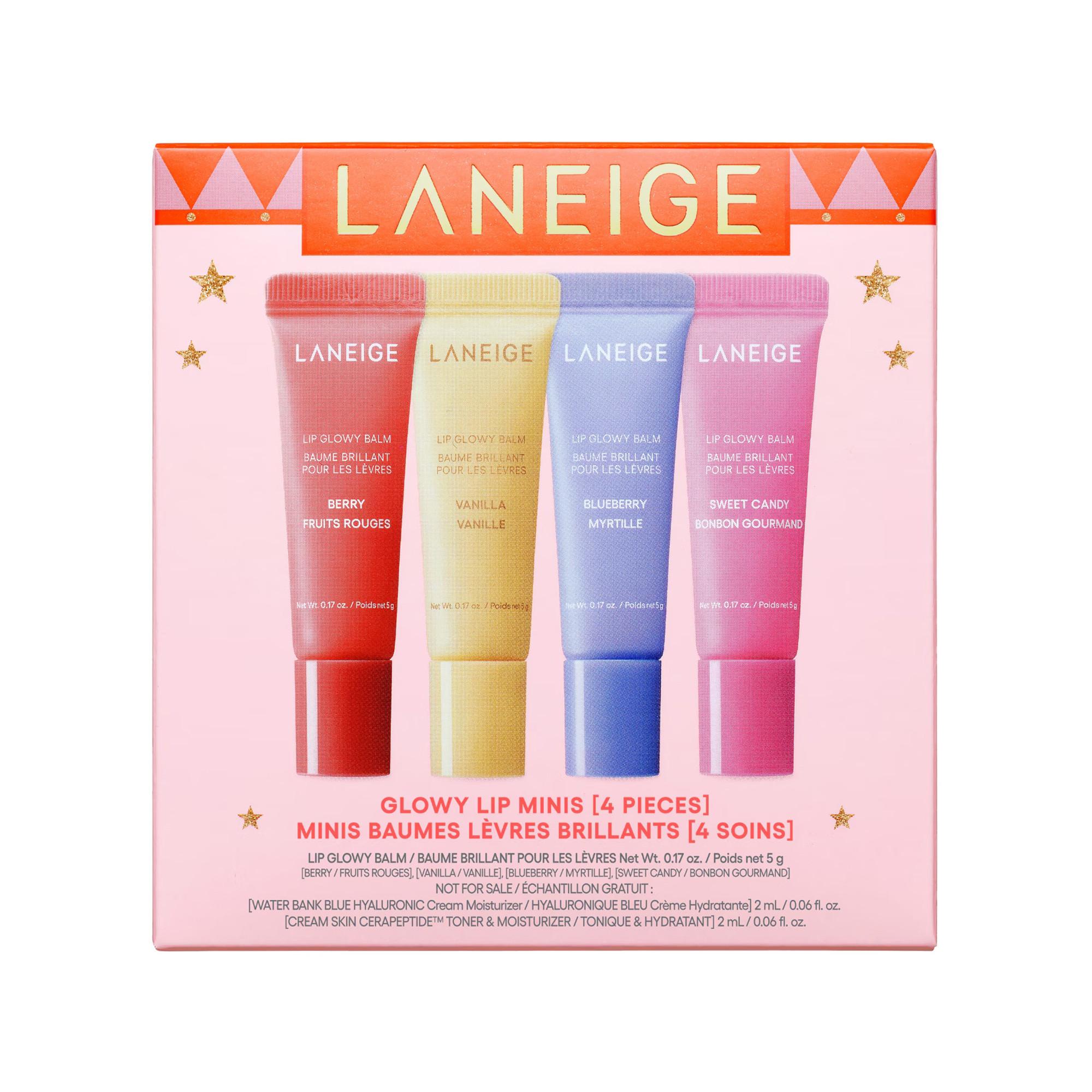 LANEIGE  Glowy Lip Minis Set - Set Mini Balsami Brillanti per Labbra 