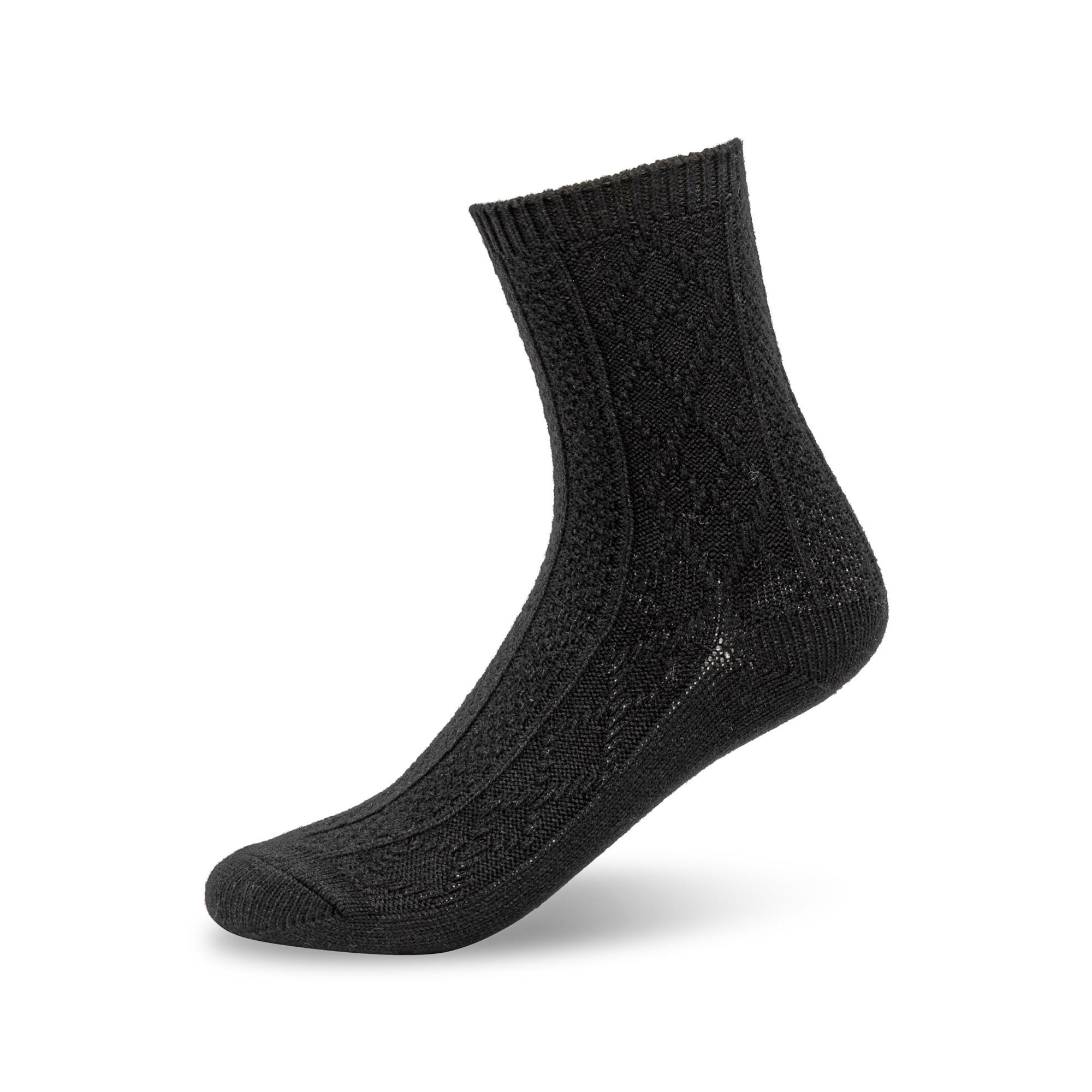 Manor Woman Classic Knit Wool Blend Calze  