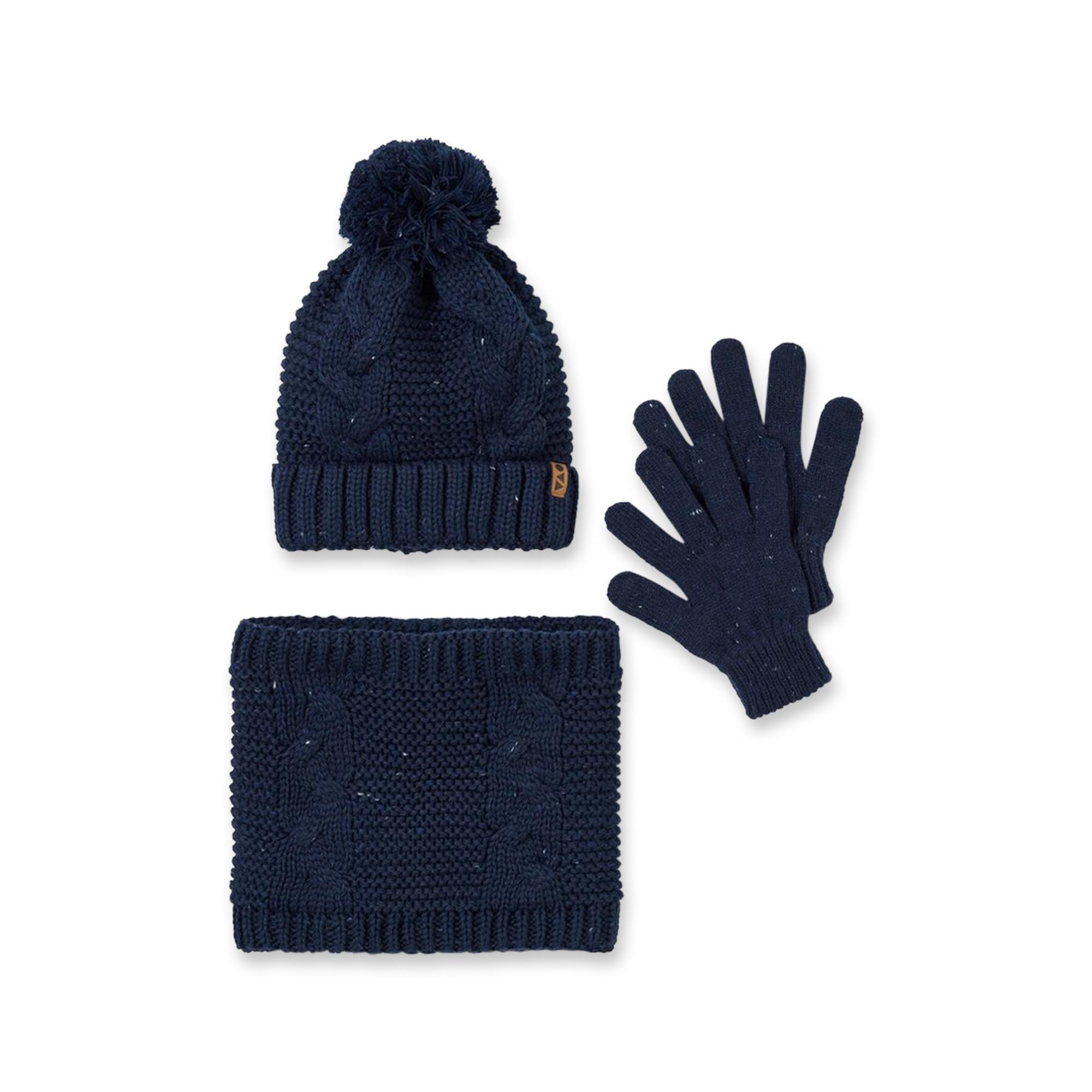 TAO KIDS  Ensemble: écharpe avec gants et bonnet 