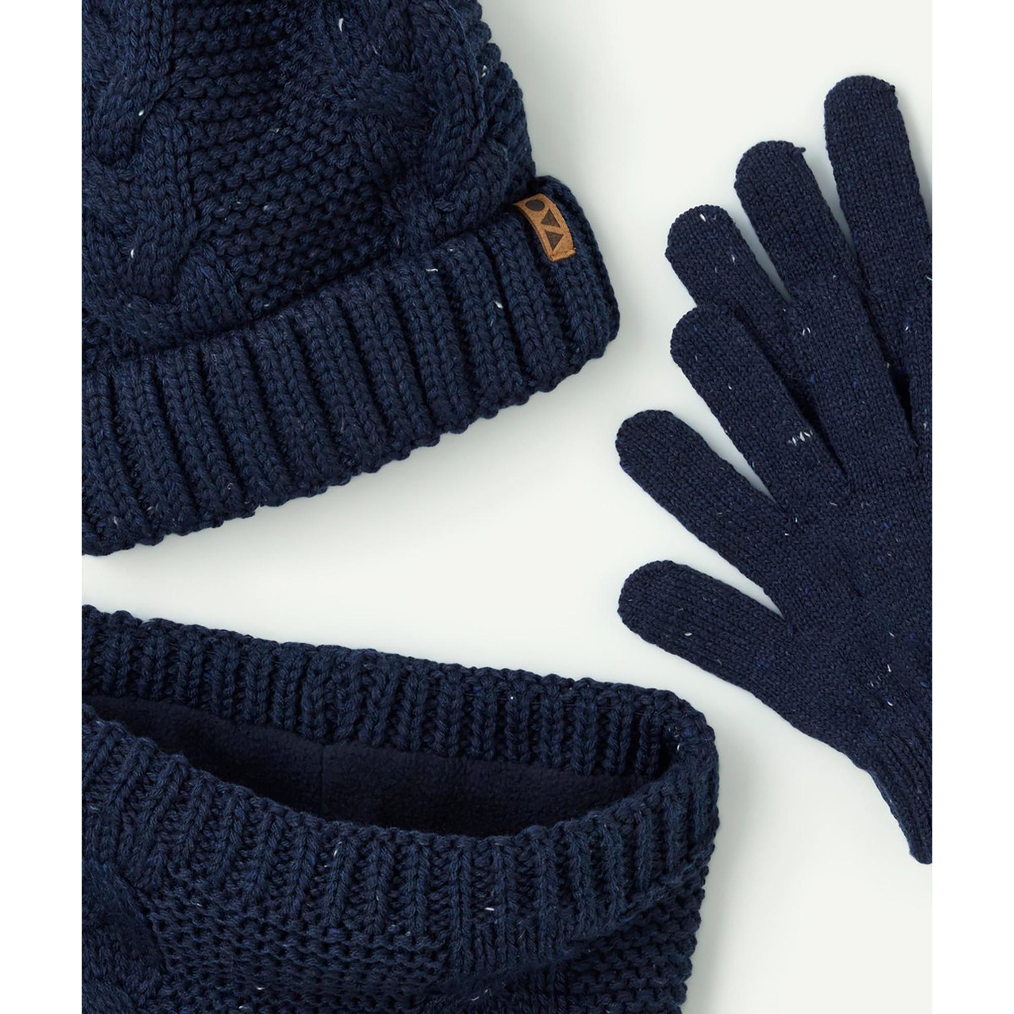 TAO KIDS  Ensemble: écharpe avec gants et bonnet 