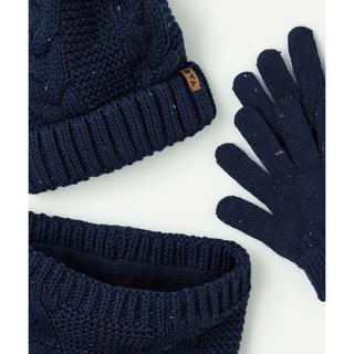 TAO KIDS  Ensemble: écharpe avec gants et bonnet 