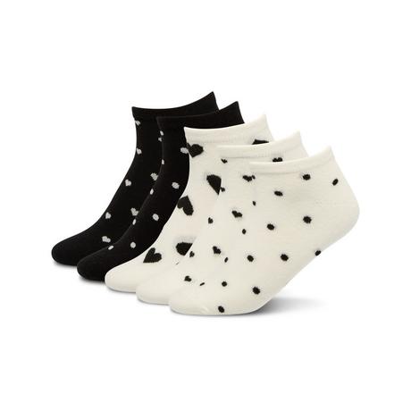 Manor Woman 5P Multipack Herz-Motiv Gepunktete Socken  