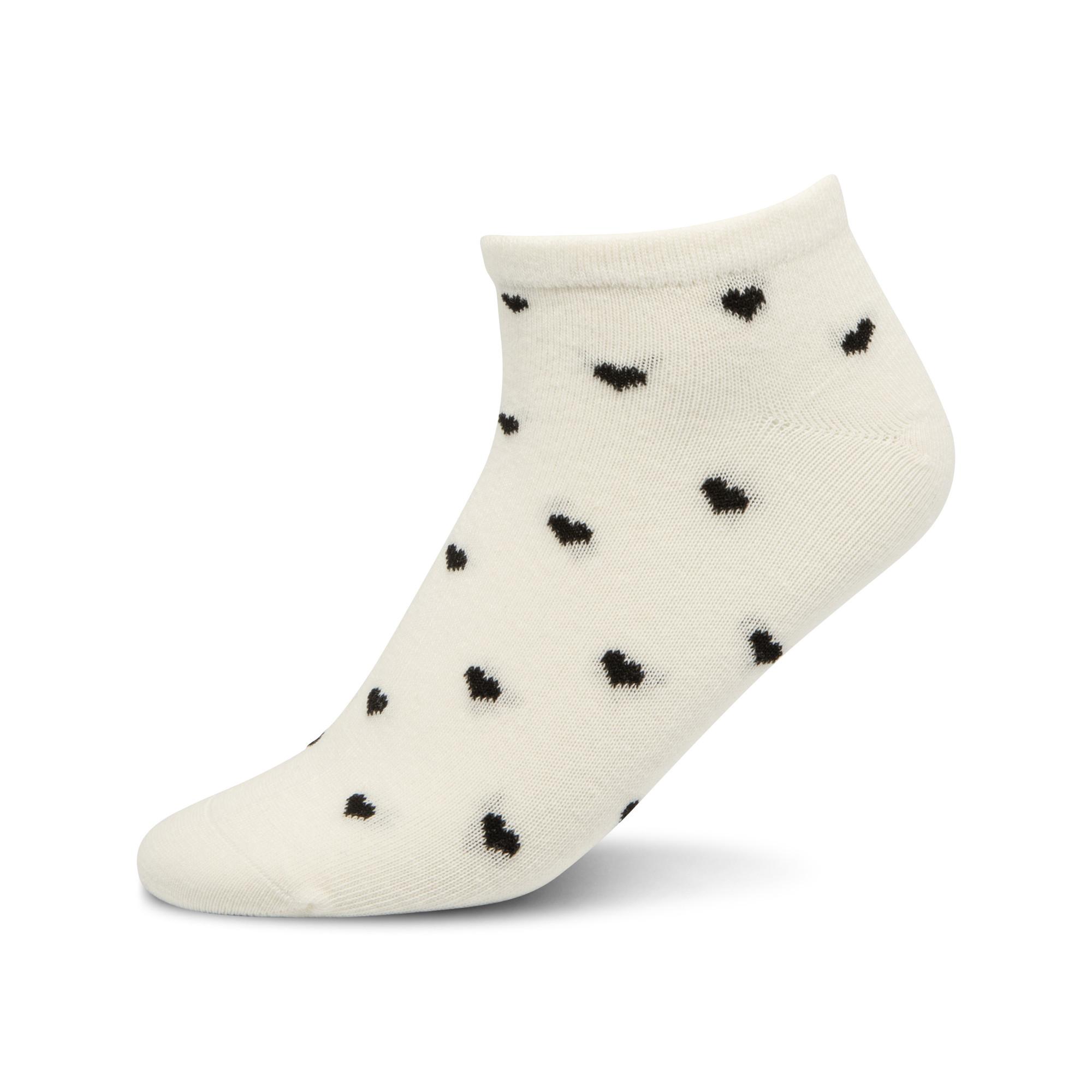 Manor Woman 5P Multipack Herz-Motiv Gepunktete Socken  