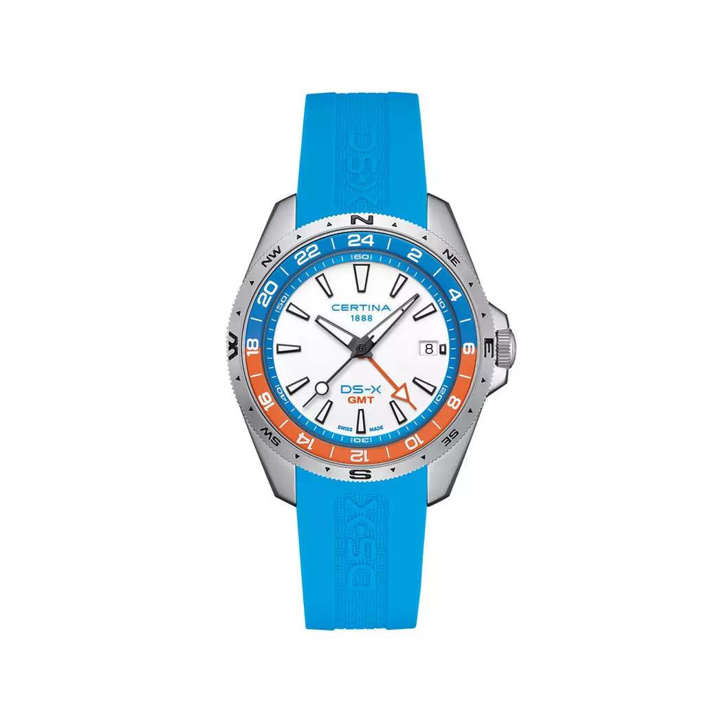 Certina DS-X GMT Watch Blue 41mm