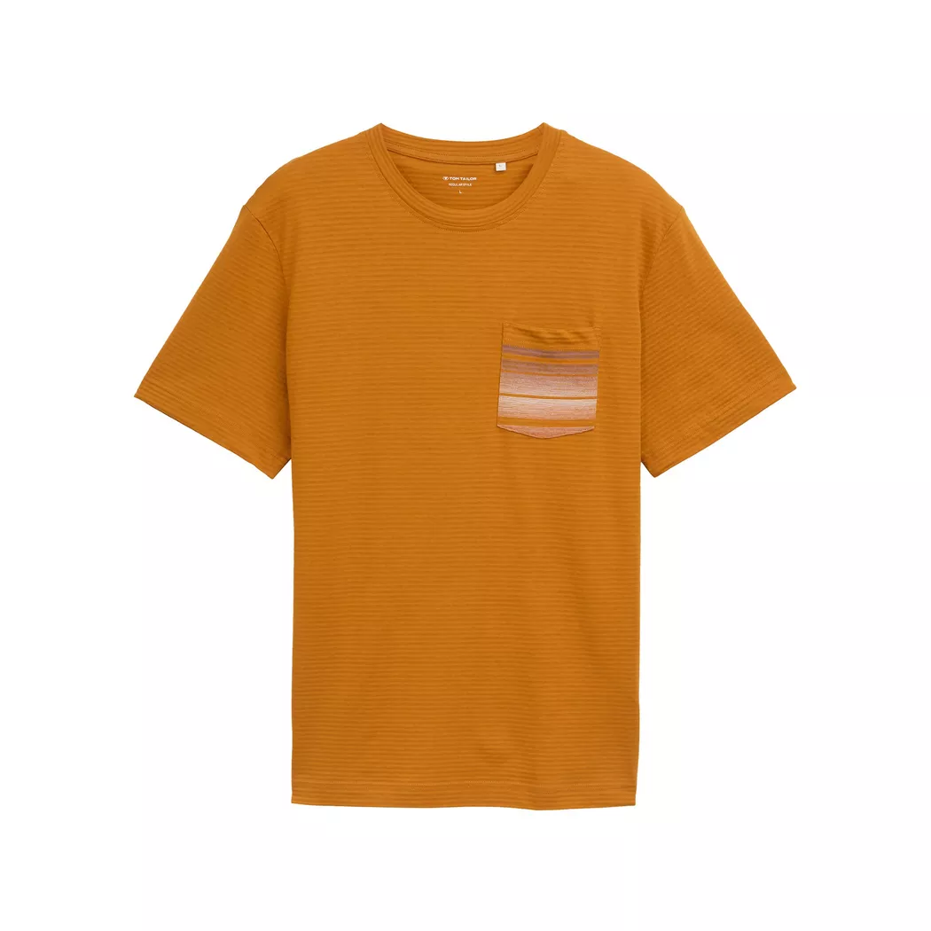 Tom Tailor - T-Shirt, für Herren, Hellbraun, Größe M