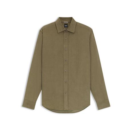 BOSS BLACK Chemise à Col Kent Manches Longues  