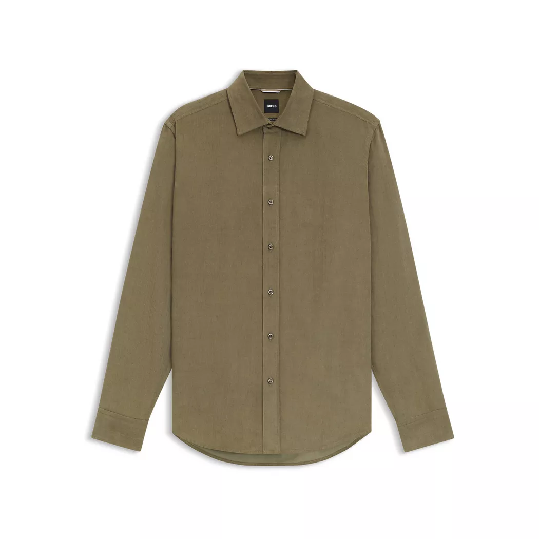 Boss Chemise à Manches Longues C Joe C1 254 10275160 01 Open Brown 245 41 Homme