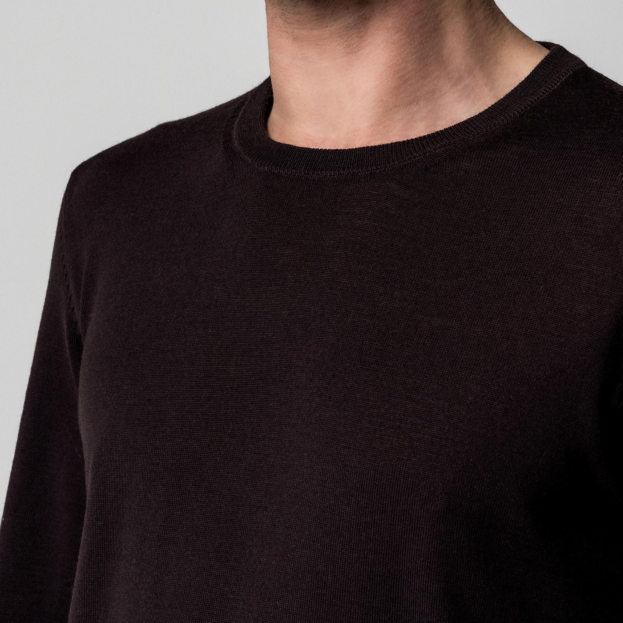 BOSS BLACK LENO-P Slim Fit Maglione Girocollo  