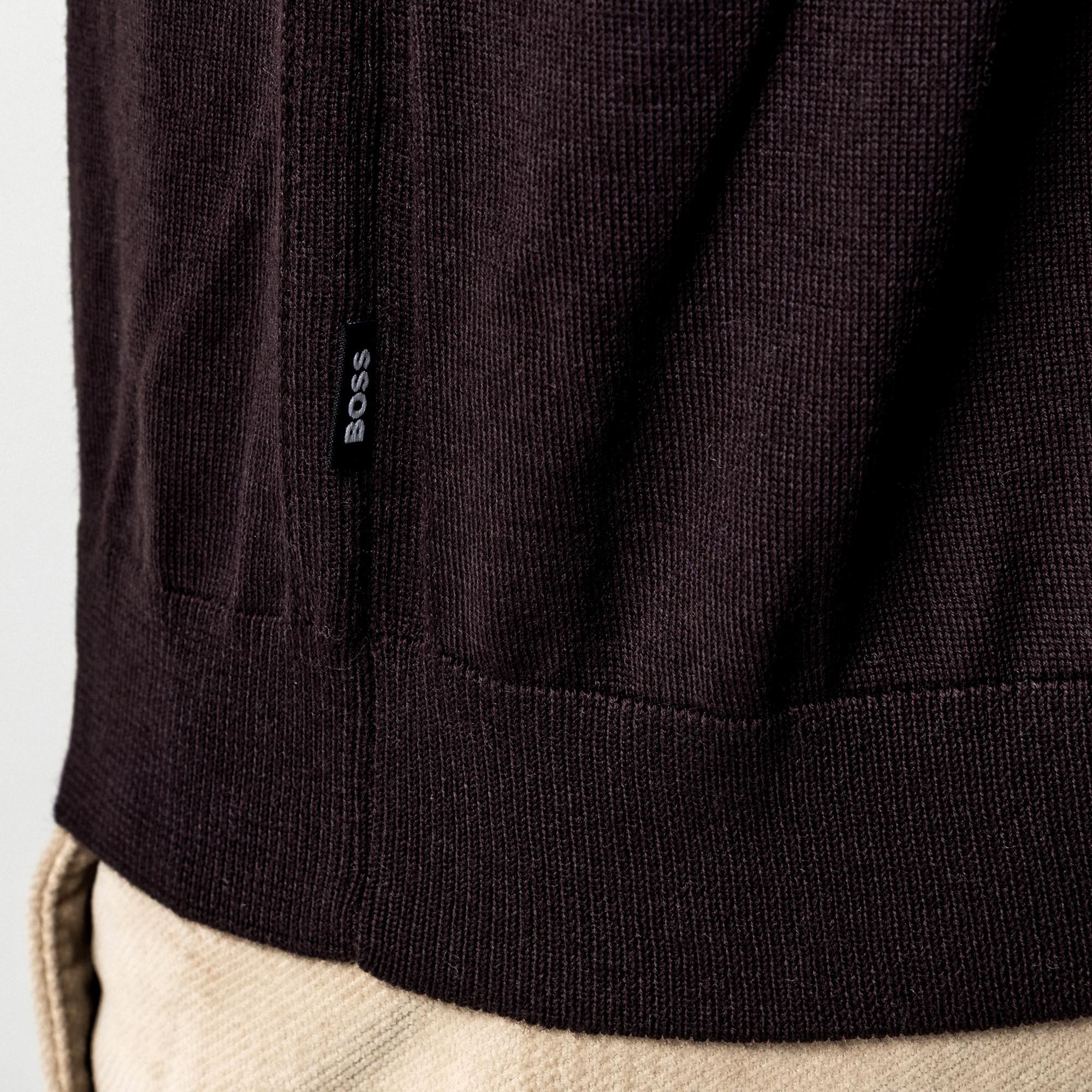 BOSS BLACK LENO-P Slim Fit Maglione Girocollo  