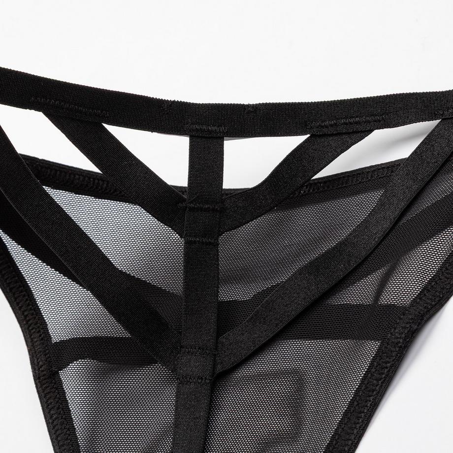 Manor Woman Perizoma con applicazione di borchie a sfera  