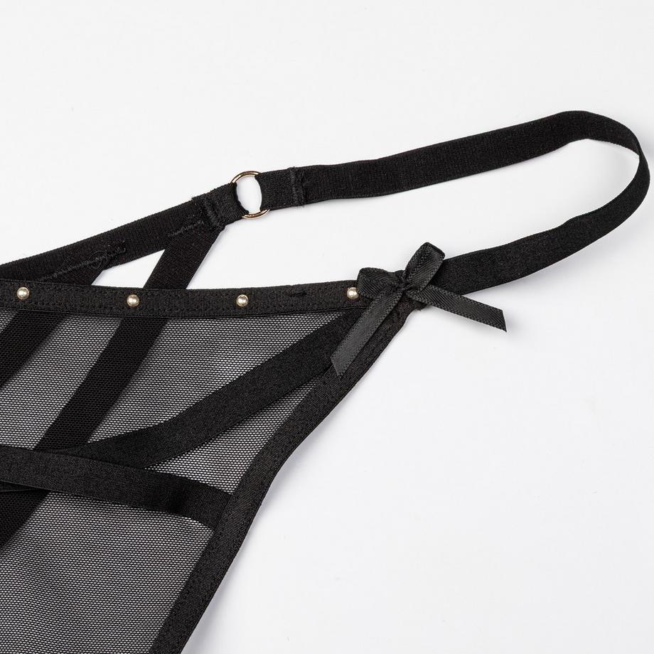 Manor Woman Perizoma con applicazione di borchie a sfera  