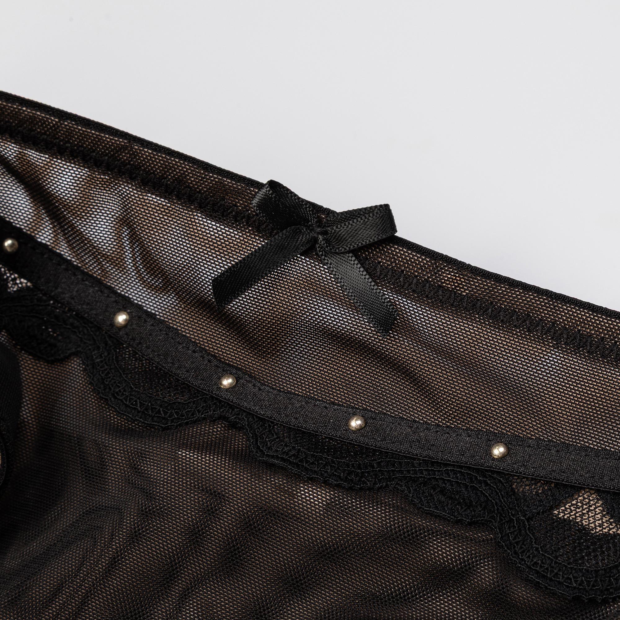 Manor Woman Slip Semi-Trasparente in Pizzo  