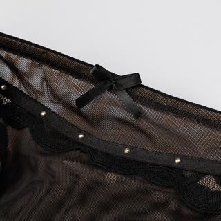 Manor Woman Slip Semi-Trasparente in Pizzo  