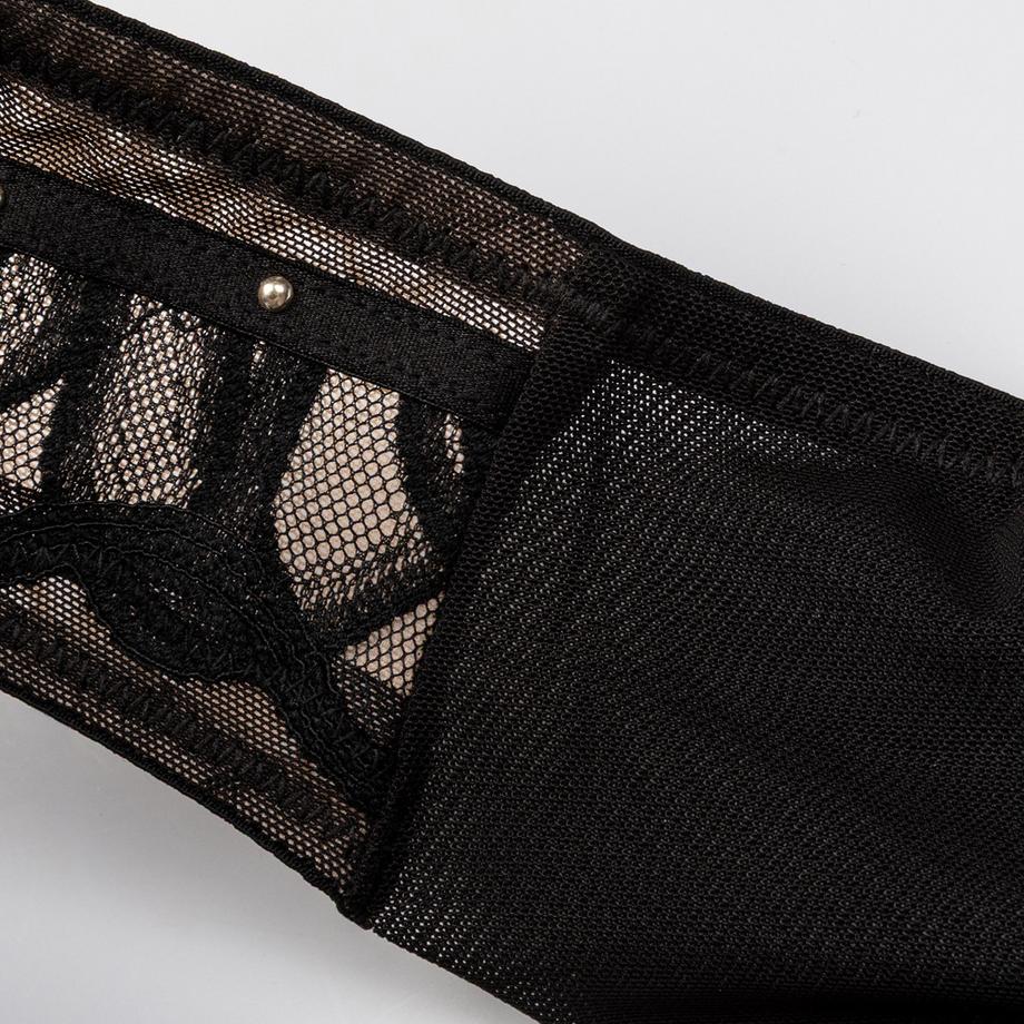 Manor Woman Slip Semi-Transparent en Dentelle  